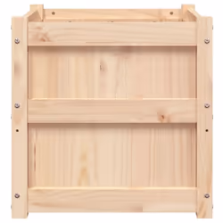 vidaXL Garden Planters Patio Flower Pot Plant Pot Planter Box Solid Wood Pine - natural pine, 2 pcs - Additional view 6