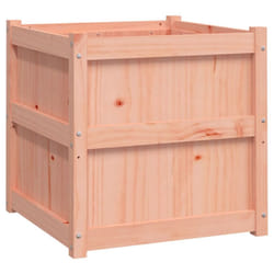 vidaXL Garden Planters Patio Flower Pot Plant Pot Planter Box Solid Wood Pine - 1 pcs