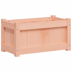 vidaXL Garden Planter Patio Flower Pot Planter Box Plant Pot Solid Wood Pine - natural douglas, 2 pcs - Additional view 7