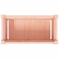 vidaXL Garden Planter Patio Flower Pot Planter Box Plant Pot Solid Wood Pine - natural douglas, 2 pcs - Additional view 8