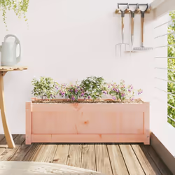 vidaXL Garden Planter Patio Flower Pot Planter Box Plant Pot Solid Wood Pine - 1 pcs - Additional view 2