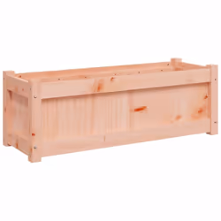 vidaXL Garden Planter Patio Flower Pot Planter Box Plant Pot Solid Wood Pine - 1 pcs - Additional view 6
