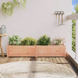 vidaXL Garden Planter Flower Pot Plant Pot Planter Box Solid Wood Douglas