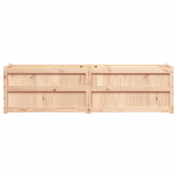 vidaXL Garden Planter Outdoor Flower Pot Patio Planter Pot Solid Wood Pine - natural pine - Additional view 4