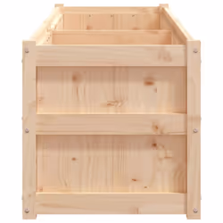 vidaXL Garden Planter Outdoor Flower Pot Patio Planter Pot Solid Wood Pine - natural pine - Additional view 5