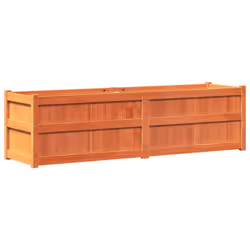 vidaXL Garden Planter Outdoor Flower Pot Patio Planter Pot Solid Wood Pine - brown pine - Additional view 6