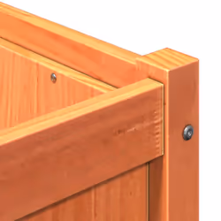 vidaXL Garden Planter Outdoor Flower Pot Patio Planter Pot Solid Wood Pine - brown pine - Additional view 8