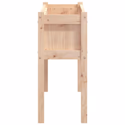 vidaXL Garden Planters with Legs Patio Flower Pot Plant Pot Solid Wood Pine - natural pine, 2 pcs - Additional view 5