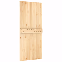 vidaXL Sliding Door Barn Door with Hardware Set Interior Door Solid Wood Pine - Additional view 4