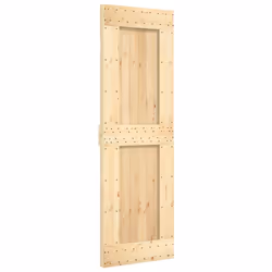 vidaXL Sliding Door Barn Door with Hardware Set Interior Door Solid Wood Pine