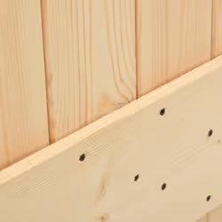 vidaXL Sliding Door with Hardware Set Interior Door Barn Door Solid Wood Pine - Additional view 4