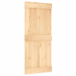 vidaXL Sliding Door with Hardware Set Interior Door Barn Door Solid Wood Pine