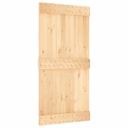 vidaXL Sliding Door with Hardware Set Interior Door Barn Door Solid Wood Pine