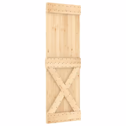vidaXL Sliding Door with Hardware Set Interior Door Barn Door Solid Wood Pine