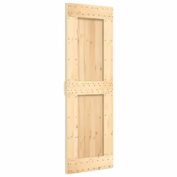 vidaXL Sliding Door with Hardware Set Interior Door Barn Door Solid Wood Pine