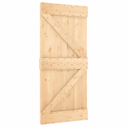vidaXL Sliding Door with Hardware Set Interior Door Barn Door Solid Wood Pine