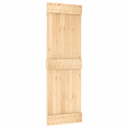 vidaXL Sliding Door with Hardware Set Interior Door Barn Door Solid Wood Pine