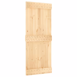vidaXL Sliding Door with Hardware Set Interior Door Barn Door Solid Wood Pine