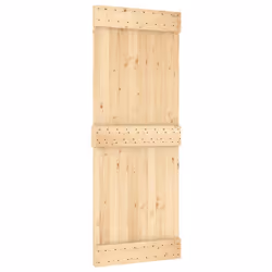 vidaXL Sliding Door with Hardware Set Interior Door Barn Door Solid Wood Pine
