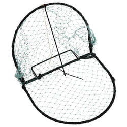 vidaXL Bird Trap Humane Live Hunting Cage Trap for Small Birds Green Steel - 30 cm