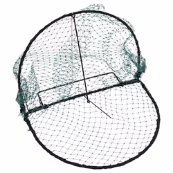 vidaXL Bird Trap Humane Live Hunting Cage Trap for Small Birds Green Steel - 40 cm