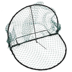 vidaXL Bird Trap Humane Live Hunting Cage Trap for Small Birds Green Steel - 40 cm