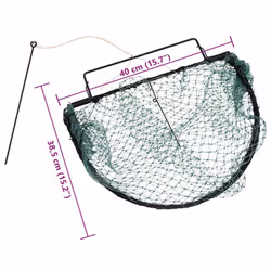vidaXL Bird Trap Humane Live Hunting Cage Trap for Small Birds Green Steel - 40 cm - Additional view 7