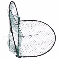 vidaXL Bird Trap Humane Live Hunting Cage Trap for Small Birds Green Steel - 50 cm