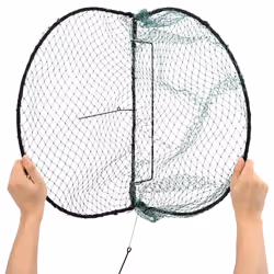 vidaXL Bird Trap Humane Live Hunting Cage Trap for Small Birds Green Steel - 50 cm - Additional view 5