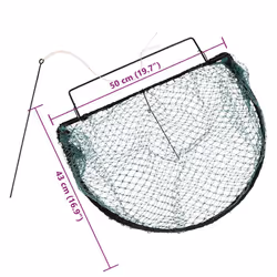 vidaXL Bird Trap Humane Live Hunting Cage Trap for Small Birds Green Steel - 50 cm - Additional view 8