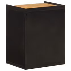 vidaXL Bathroom Cabinet Storage Vanity Unit Cupboard Iron and Solid Wood Mango - Additional view 4