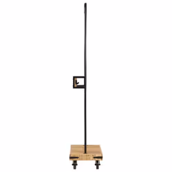 vidaXL Clothes Rack with Wheels Coat Garment Rack Solid Wood Mango and Iron