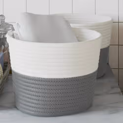 VidaXL 358453 storage box Grey, White - Additional view 2