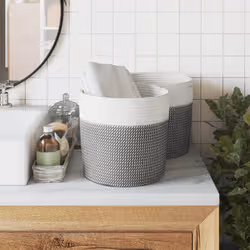 VidaXL 358458 storage box Grey, White - Additional view 3