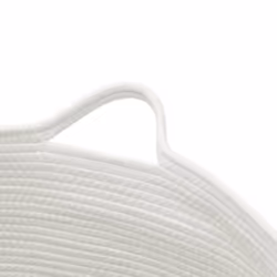 vidaXL Laundry Basket Laundry Hamper Bin Laundry Sorter Beige and White Cotton - Additional view 5