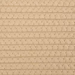 vidaXL Laundry Basket Laundry Hamper Bin Laundry Sorter Beige and White Cotton - Additional view 6