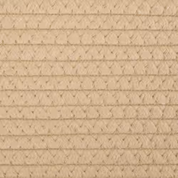 vidaXL Laundry Basket Laundry Hamper Bin Laundry Sorter Beige and White Cotton - Additional view 6