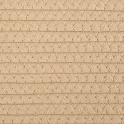 vidaXL Storage Basket Laundry Basket Washing Basket Laundry Hamper Cotton - beige, 51 x 33 cm - Additional view 6
