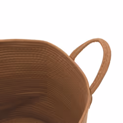 vidaXL Storage Basket Laundry Basket Washing Basket Laundry Hamper Cotton - brown - Additional view 5