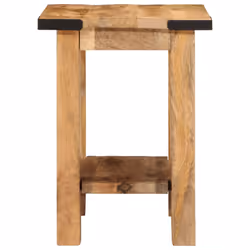 vidaXL Side Table Hallway Tea End Table Sofa Table Solid Rough Wood Mango