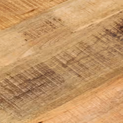 vidaXL Table Top Replacement Board Dining Table Top Wooden Furniture Top Round - natural, 40 x 3.8 cm/ Solid rough mango wood - Additional view 6