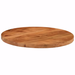 vidaXL Table Top Replacement Board Dining Table Top Wooden Furniture Top Round - 60 x 2.5 cm - Additional view 2