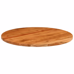 vidaXL Table Top Replacement Board Dining Table Top Wooden Furniture Top Round - 70 x 2.5 cm - Additional view 2
