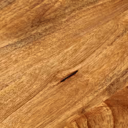 vidaXL Table Top Replacement Board Dining Table Top Wooden Furniture Top Round - oak, 40 x 3.8 cm/ solid mango wood - Additional view 6