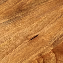 vidaXL Table Top Replacement Board Dining Table Top Wooden Furniture Top Round - oak, 50 x 2.5 cm/ solid mango wood - Additional view 6