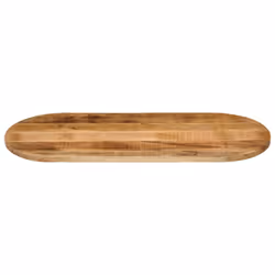 vidaXL Table Top Replacement Dining Table Top Oval Solid Wood Rough Mango - Additional view 2