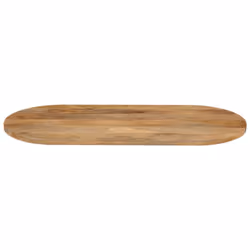 vidaXL Table Top Replacement Board Dining Table Top Wooden Furniture Top Oval - natural, 90 x 40 x 3.8 cm/solid mango wood - Additional view 2