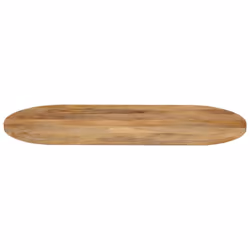 vidaXL Table Top Replacement Board Dining Table Top Wooden Furniture Top Oval - natural, 100 x 40 x 3.8 cm/solid mango wood - Additional view 2