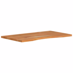 vidaXL Desk Top Replacement Dining Table Top Rectangular Solid Wood Acacia - 80 x 50 x 2.5 cm - Additional view 2