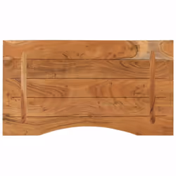 vidaXL Desk Top Replacement Dining Table Top Rectangular Solid Wood Acacia - 80 x 50 x 2.5 cm - Additional view 4